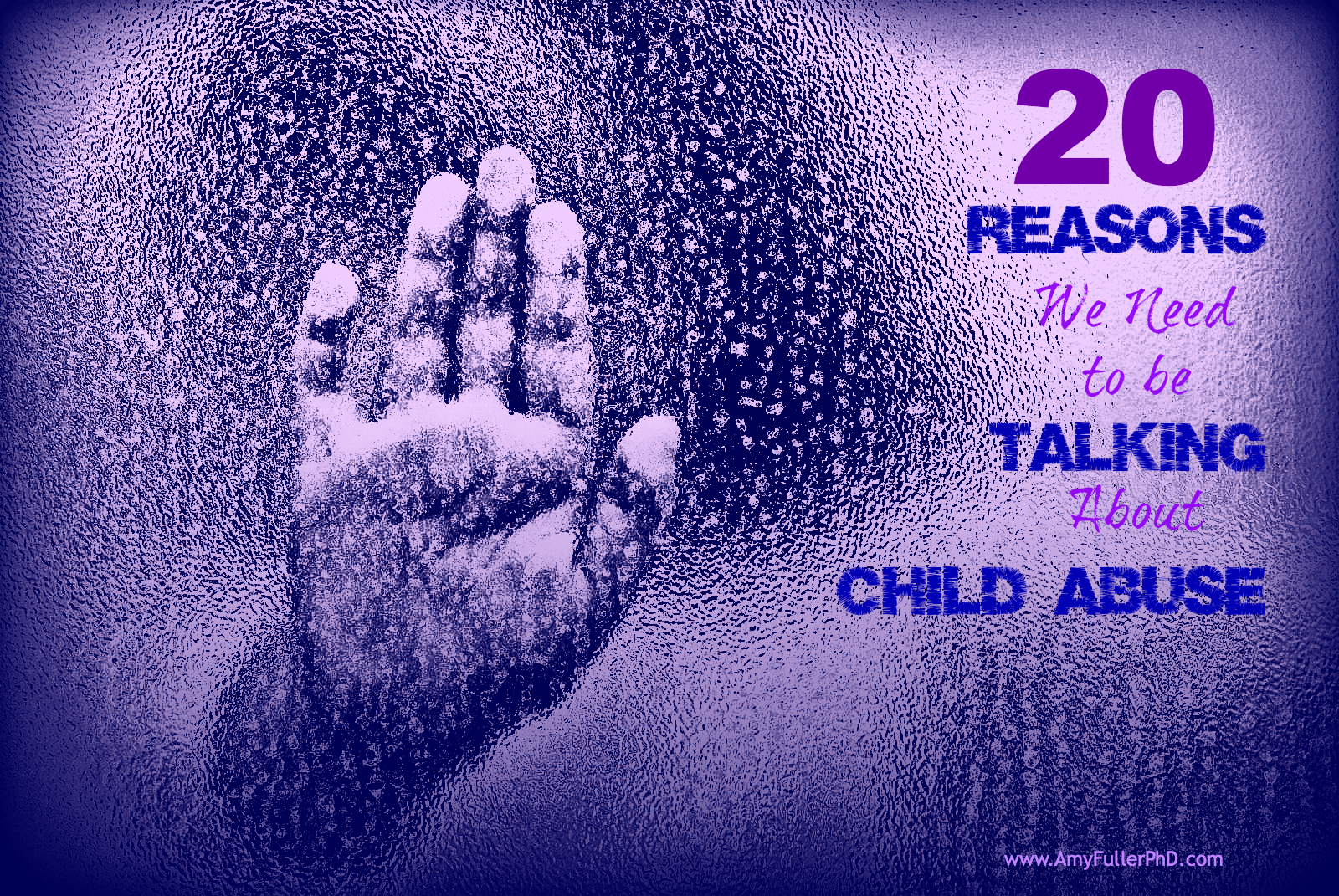 20 Reasons We Need to be Talking about Child Abuse